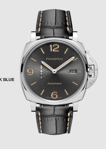Panerai Luminor Due 45mm Replica Watch PAM00943 ALLIGATOR DARK BLUE